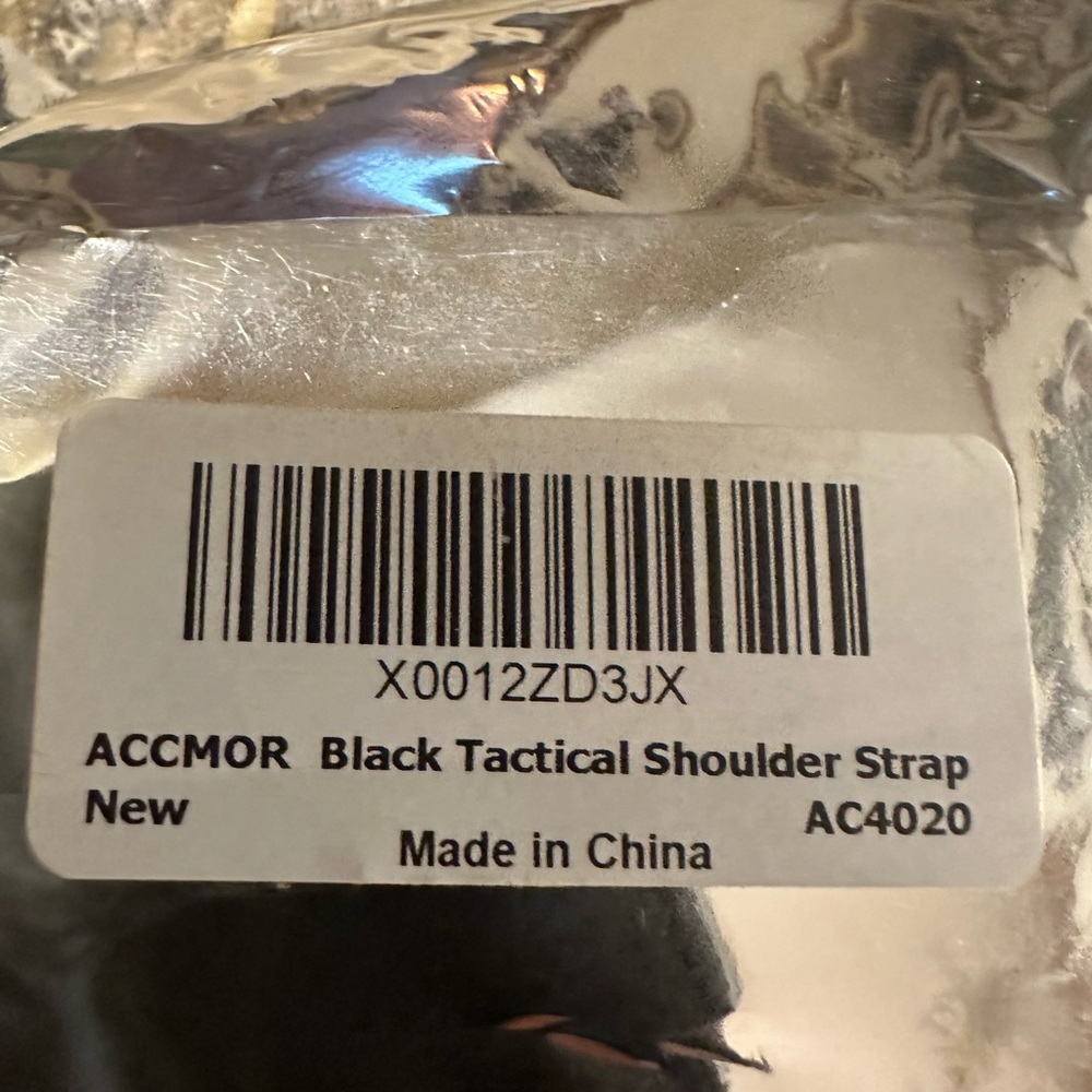 ACCMOR Black Tactical Shoulder Strap…the best on the market in my opinion!
